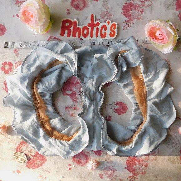 NWT Angelic Pale Blue Ruffle Soliana Shorts - Picture 5 of 7